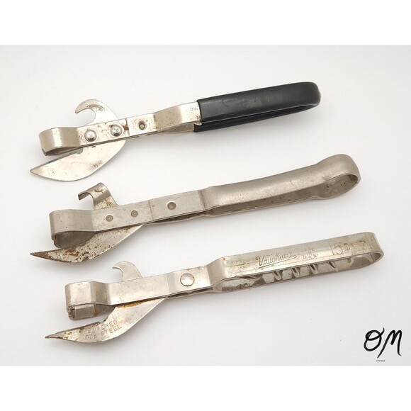 Vintage Metal Can Bottle Openers - Set of 3 - Picture 1 of 3